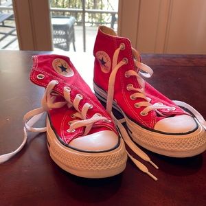 Red converse